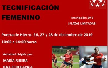 I Campus de Tecnificación Femenino – 26, 27 y 28 de diciembre de 2019